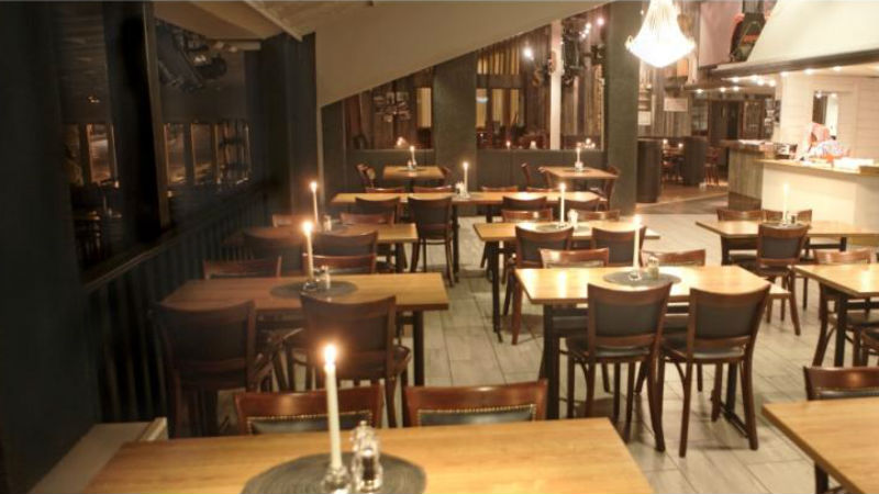 Matsalen p� Hotell Laponia i Arvidsjaur